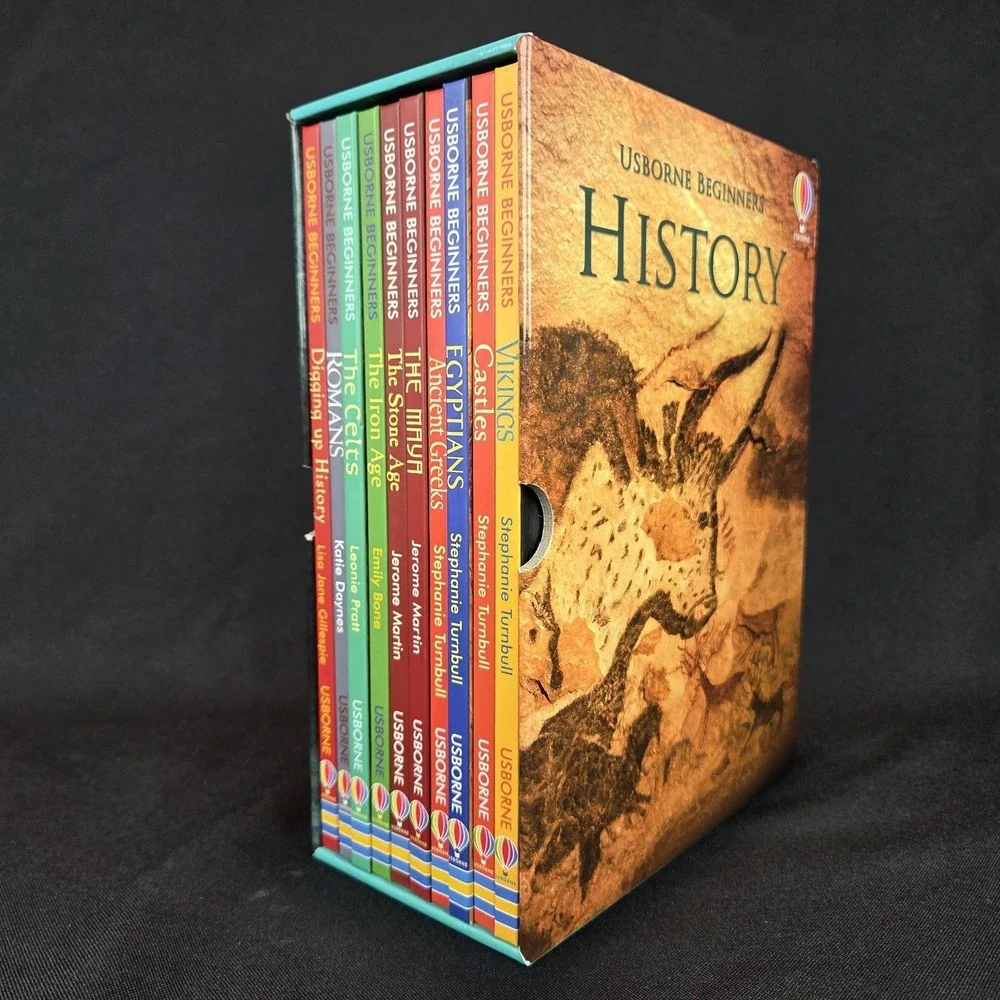 Usborne Beginners History 10 Hardback Books Collection Box Set Ages 4-7